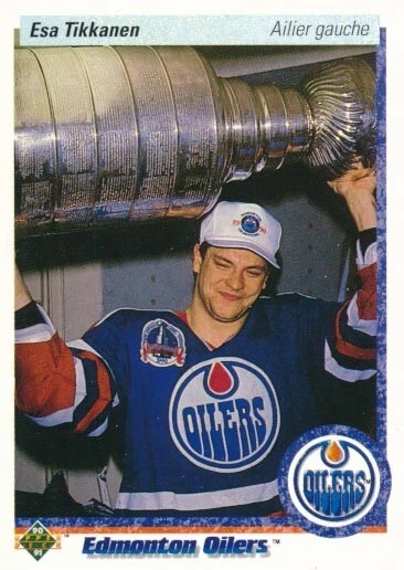 1990-91 Upper Deck French #167 ESA TIKKANEN - Edmonton Oilers - Bild 1 von 1