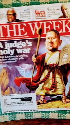 THE WEEK APRIL 21 2023 A JUDGE'S HOLY WAR INTERNATIONAL MEDIA - Image 1 of 4