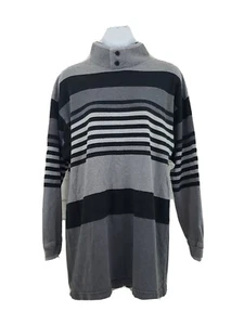 VINTAGE L.L. Bean Shirt Womens Medium Gray Turtleneck Long Sleeve Ladies A33 - Picture 1 of 9