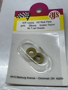 1x AJ's #1000g Golden Falcon Silicone Tires Aurora Thunderjet Standard MOC - Picture 1 of 1