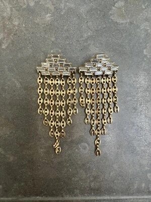 Pendientes Dannijo pieza llamativa oro Foto 1 de 4