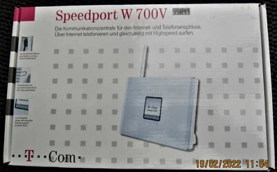 Speedport W 700 V / Telekom-Router/Modem ür ADSL+ADSL2+T-DSL - Bild 1 von 4