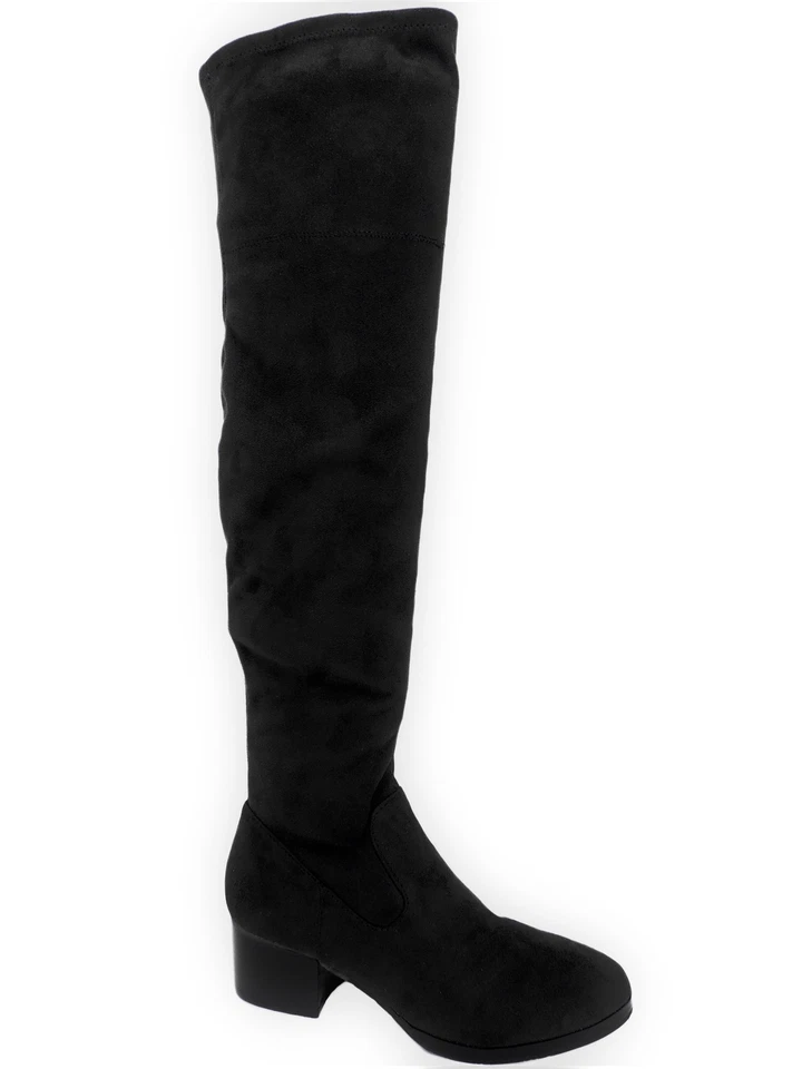 Botas por encima de la rodilla Elie Tahari Corbin para mujer color carbón talla 5 M Foto 1 de 4