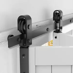 40IN/1M Bi-Folding Barn Door Hardware System, Bifold Barn Door Hardware Kit Bifo - Picture 1 of 7