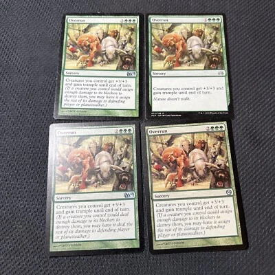 Overrun Magic The Gathering Mtg Uncommon Card 4 - Image 1 of 4