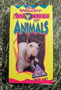 The Wacky World Of Animals (1995 VHS) 90s Animal Tricks For Kid's Bull Terrier - Imagen 1 de 5