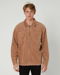 RUSTY Coup Cord Mens LS Overshirt - sizes M & XL & XXL - RRP $99.99 - Picture 1 of 5