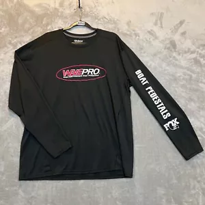 WavePro Sponsored Tournament Fishing Jersey Men's XL Black Long Sleeve Outdoor - Picture 1 of 10