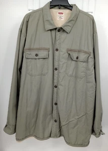 Vintage Levi's Herren 3XL Knopfleiste Sherpa Fleece gefütterte Jacke Shirt Shacket - Bild 1 von 17