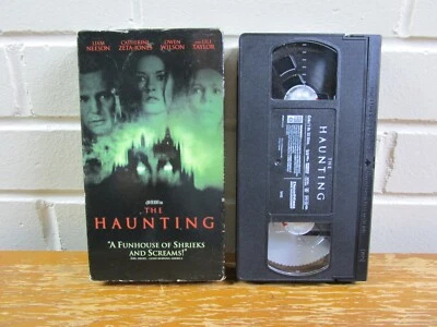 The Haunting VHS tape 1999 Dreamworks ~Horror ~ starring Liam Neeson Hill House - Image 1 of 4