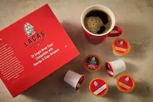 Tazas individuales de café Lacas, 24 unidades (nota oscura) - Imagen 1 de 4