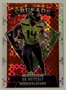 DK Metcalf 2021 PANINI Rookies & Stars Football Crusade Red Plaid #CR-9 Seahawks - Picture 1 of 2