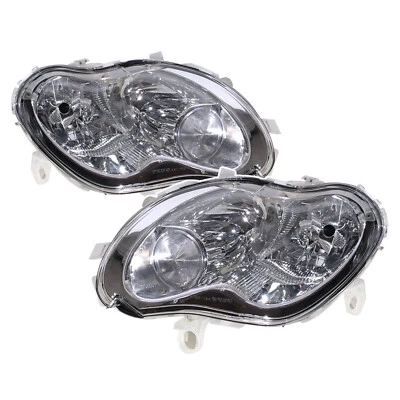 Fits Smart fortwo MK1 04-06 Facelift 3D Clear V2 W/ Motor Headlight Chrome LHD - Bild 1 von 4