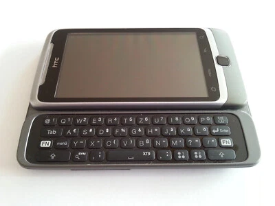 HTC DESIRE Z GRAU TOP+OVP+VIELE EXTRAS+RECHNUNG+DHL VERSAND - Bild 1 von 4