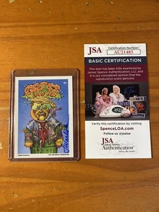 James Warhola Autograph Gross Card Con Garbage Pail Kids JSA Certified Legend - Picture 1 of 3