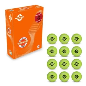 Nivia Cricket Tennis Ball,Heavy Weight,Practice,Cricket Training-(Pack of 12 ) - Picture 1 of 4