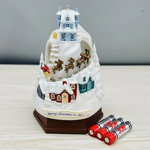 VIDEO! 2012 Hallmark MERRY CHRISTMAS TO ALL! Magic Light Sound Motion ORNAMENT - Picture 1 of 14
