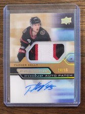 2021-22 Upper Deck Premier Rookie Auto Patch Gold Parker Kelly 24/65