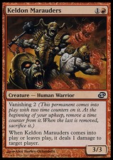 Magic the Gathering MTG Keldon Marauders (102) Planar Chaos Russian  LP