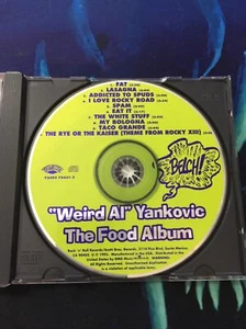 The Food Album - "Weird Al" Yankovic (CD, 1993) "Fat," "Lasagna," "Eat It" - Foto 1 di 3
