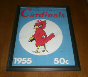 ST. LOUIS CARDINALS WORLD SERIES PROGRAM FRAMED PRINTS OR ADS - YOUR CHOICE $11