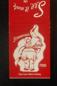 1950s Glass Kitchen Restaurant Glasgow DE New Castle Co Matchbook Delaware - Picture 1 of 1