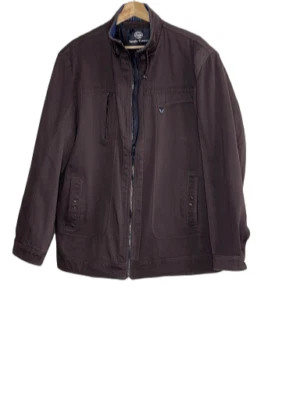 Chaqueta Louis Feraud Para Hombre Marrón Bolsillos Cremallera Estilo Talla XL Foto 1 de 4