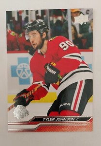 2023-24 Upper Deck Series 1 Base #37 Tyler Johnson Chicago Blackhawks