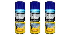 3x 400ml verzinkte Effekt Sprühfarbe Korrosionsschutz Beschichtung Aerosol verzinkt - Bild 1 von 1