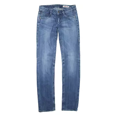 Jeans GAS Blu Denim Regolari Da Donna Dritti W29 L32 • 12.50€