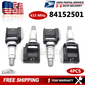 New 4pcs For Chevy Silverado GMC Trailer Escalade Tire Sensor 84338125 85110397 - Picture 1 of 11