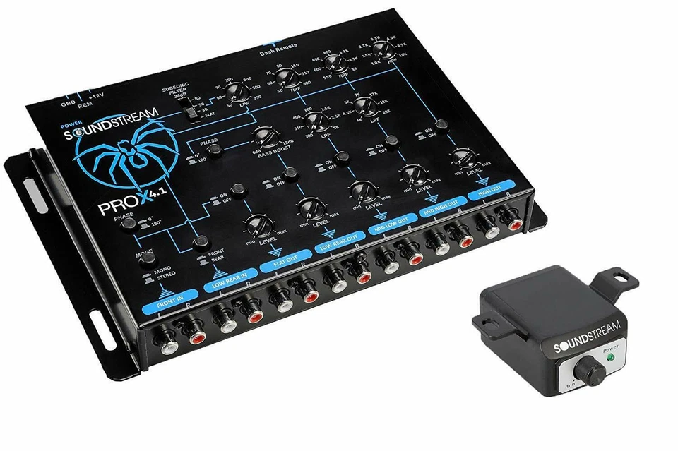 Soundstream PROX4.1 5-Way Electronic Crossover Optimized for Extreme SPL - Image 1 of 4