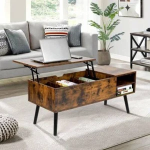Fun- 43" Lift Top Coffee Table With Storage - Picture 1 of 26