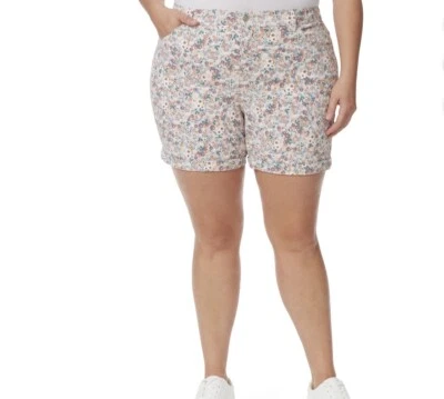 Pantalón Corto Gloria Vanderbilt Amanda Multicolor Talla 14 Adelgazante Clásico Foto 1 de 4