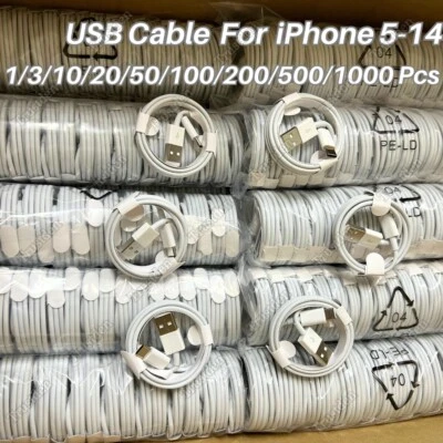 Cable cargador USB para iPhone 6 7 8 X 11 12 13 14 Pro Max cable de carga al por mayor Foto 1 de 4