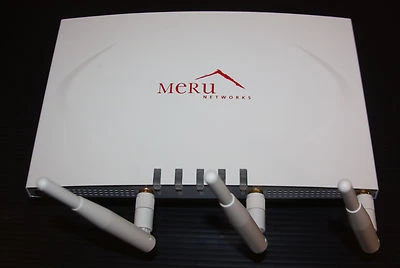 Meru Networks AP310 AP300 Dual Wireless Access Point--w/3 antennas & bracket - Image 1 of 4