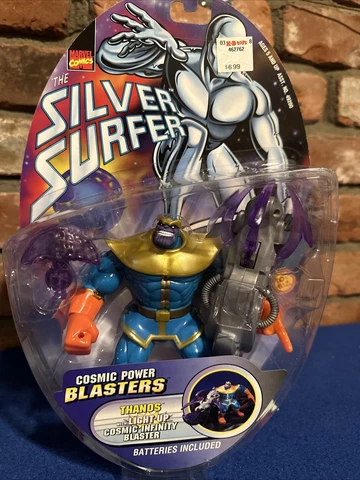 THANOS w/ Light-Up Cosmic Infinity Blaster Cosmic Power Blasters NIP 1997 MARVEL Cover