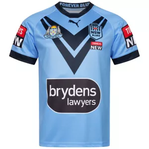 NSW New South Wales Blues Rugby League Replica Shirt Jersey Puma BNWT M Slimfit - Picture 1 of 7