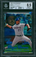 1998 Flair Showcase Legacy ROGER CLEMENS Row 2 #21 Rare SP /100 NM-Mint+ BGS 8.5