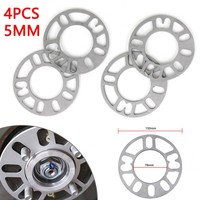 4 X 5mm Universal Alloy Wheel Spacers Shims Spacer 4 And 5 Stud Fit UK