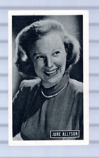 JUNE ALLYSON - MOVIE STAR TRADING CARD - KWATTA FILM STARS SER B - 1947 #B211