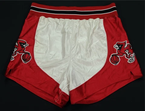 Rare VTG SPEEDLINE Louisville Cardinals Basketball Shorts 80s 90s Red White 36 Cover