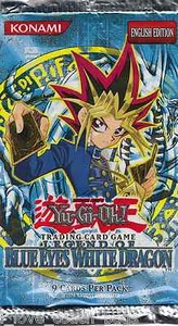 Original 1996 English Legend of Blue-Eyes Unsearched Sealed Booster Pack YUGIOH - Picture 1 of 1