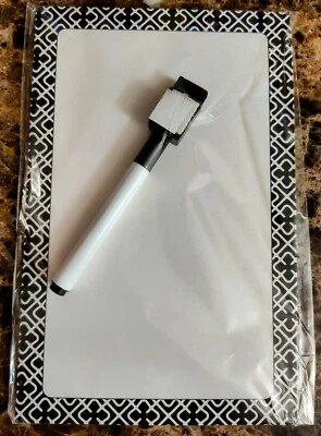 Dry Erase Board & Marker 8 1/2'" x 5  1/2" Magnetic **Brand NEW & Ship's FREE** - Image 1 of 2