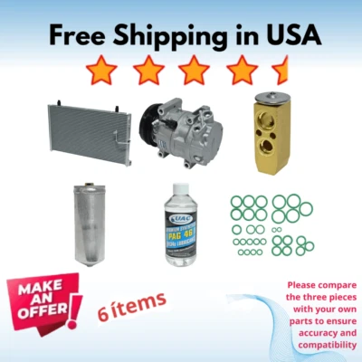 Compresor, condensador y válvula aire acondicionado apto para Infiniti Q45 1998-2001 Foto 1 de 4