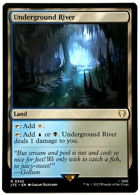 MTG Underground River Tales of Middle-earth Commander 0342 Pack Fresh - Image 1 of 2