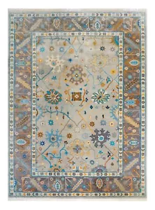 Oushak Hand Knotted 8x10, 9x12, Area Rug Carpet for Home, Bedroom, Living Room - Picture 1 of 7