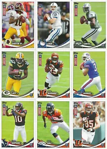 Set calcio Topps Kickoff 2013 con stelle Esordienti DeAndre Hopkins Zach Ertz - Foto 1 di 3