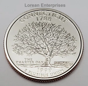 1999 S Statehood Quarter -Connecticut- CLAD ✼PROOF✼ - Picture 1 of 2
