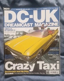 DC-UK Dreamcast Magazine Issue #6. Feb 2000. Mint Condition. Crazy Taxi On Cover